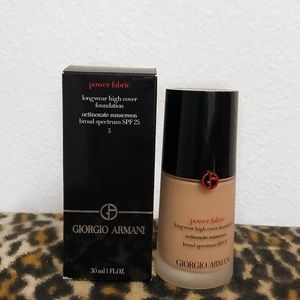 Giorgio Armani Power Fabric longwear high cover foundation w/ SPF 25 in color 5